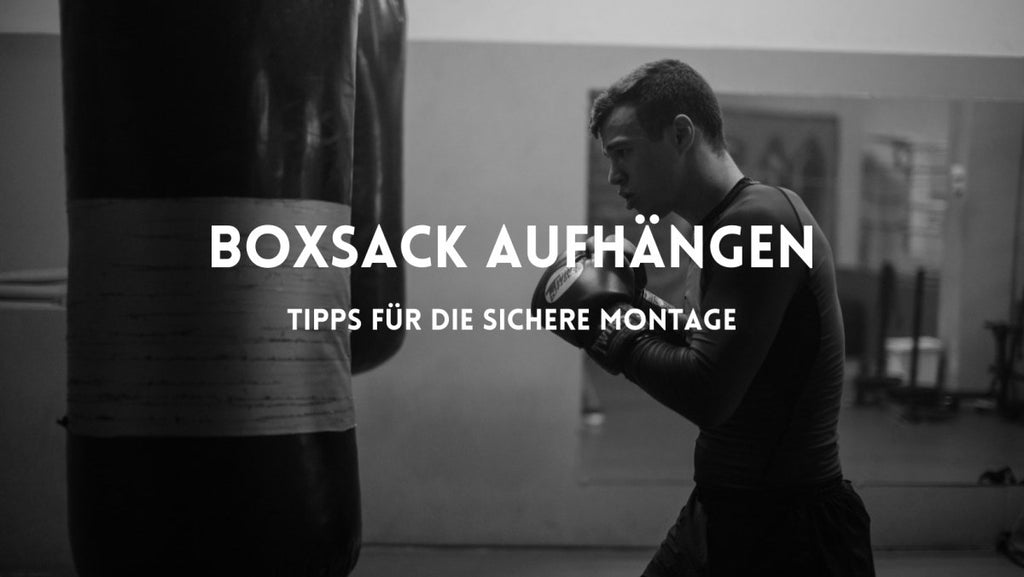 What is the correct way to hang a punching bag? 